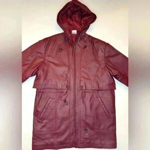 Morningside Women’s Vintage 100 % Leather Jacket Size Medium